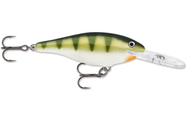 Image of Rapala Shad Rap Crankbait, 3 1/8in, 3/8 oz, Floating, Yellow Perch, SR08YP
