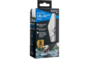 Image of RapidPure 1.5L Collapsible Bottle, 2pk, Clear, 0160-0700