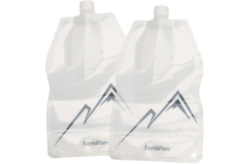 Image of RapidPure 1.5L Collapsible Bottle, 2pk, Clear, 0160-0700