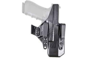 Image of Raven Concealment Eidolon Advance Holster Kit, Glock 17 Gen 3/4, 1.5/1.75in Overhooks, Right Hand, Black, EG17RHBKF