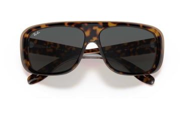 Image of Ray-Ban Blair RB2196 Sunglasses, Dark Grey Lenses, Havana On Transparent Brown, 61, RB2196-1292B1-61