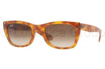 Image of Ray-Ban Caribbean Prescription Sunglasses RB4148 RB4148-803-51-5222 - Lens Diameter: 52 mm, Frame Color: Yellow Havana