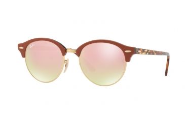 Image of Ray-Ban RB4246 Single Vision Prescription Sunglasses RB4246-12207O-51 - Lens Diameter 51 mm, Frame Color Top Brown Trasparent Grey
