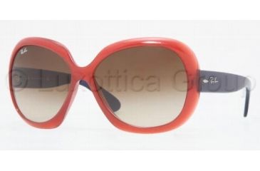 Image of Ray-Ban Jackie OHH II Prescription Sunglasses RB4098 RB4098-762-13-6014 - Lens Diameter: 60 mm, Frame Color: Opal Red