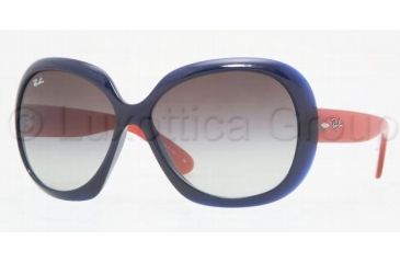 Image of Ray-Ban Jackie OHH II Prescription Sunglasses RB4098 RB4098-767-8G-6014 - Lens Diameter: 60 mm, Frame Color: Dark Blue