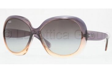 Image of Ray-Ban Jackie OHH II Prescription Sunglasses RB4098 RB4098-783-8G-6014 - Lens Diameter: 60 mm, Frame Color: Gray / Light Orange