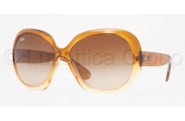 Image of Ray-Ban Jackie OHH II Prescription Sunglasses RB4098 RB4098-784-13-6014 - Lens Diameter: 60 mm, Frame Color: Brown / Light Orange