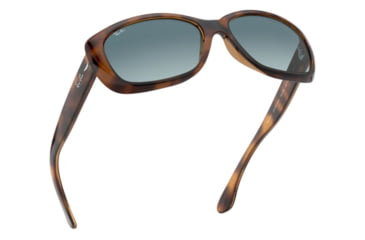 Image of Ray-Ban Jackie OHH Sunglasses RB4101 642/3M-58 - , Blue Gradient Grey Lenses