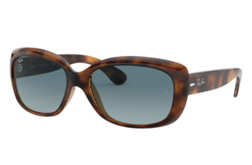 Image of Ray-Ban Jackie OHH Sunglasses RB4101 642/3M-58 - , Blue Gradient Grey Lenses