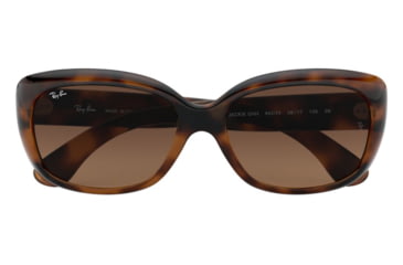 Image of Ray-Ban Jackie OHH Sunglasses RB4101 642/43-58 - , Light Brown Gradient Black Lenses