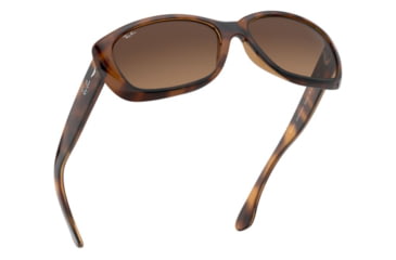Image of Ray-Ban Jackie OHH Sunglasses RB4101 642/43-58 - , Light Brown Gradient Black Lenses