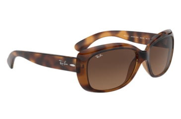 Image of Ray-Ban Jackie OHH Sunglasses RB4101 642/43-58 - , Light Brown Gradient Black Lenses