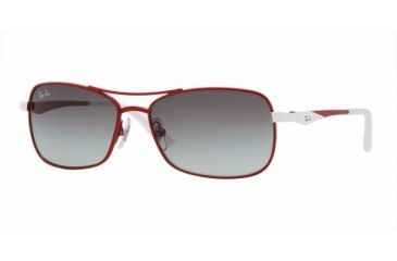 Image of Ray-Ban Junior RJ9524S Bifocal Sunglasses - White Frame / 51 mm Prescription Lenses, 230-11-5114