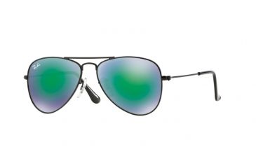 Image of Ray-Ban Junior Bifocal Sunglasses RJ9506S for Kids with Lined Bi-Focal Rx Prescription Lenses RJ9506S-201-3R-50 - Lens Diameter 50 mm, Frame Color Matte Black