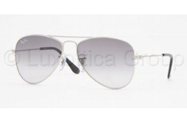 Image of Ray-Ban Junior Bifocal Sunglasses RJ9506S for Kids with Lined Bi-Focal Rx Prescription Lenses RJ9506S-212-11-5013 - Lens Diameter: 50 mm, Frame Color: Shiny Silver