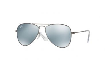 Image of Ray-Ban Junior Bifocal Sunglasses RJ9506S for Kids with Lined Bi-Focal Rx Prescription Lenses RJ9506S-250-30-50 - Lens Diameter 50 mm, Frame Color Matte Gunmetal