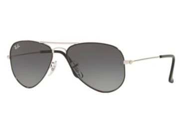 Image of Ray-Ban Junior Bifocal Sunglasses, 50mm, Silver On Top Black, RJ9506S-271-11-50-BI