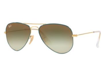 Image of Ray-Ban Junior Bifocal Sunglasses, 50mm, Gold On Top Turquoise, RJ9506S-275-W0-50-BI