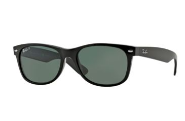 Image of Ray-Ban New Wayfarer Prescription Sunglasses RB2132 RB2132-901-58-5218 - Lens Diameter: 52 mm, Frame Color: Black