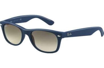 Image of Ray-Ban RB2132 SV Prescription Sunglasses - Light Blue Rubber Frame / 55 mm Prescription Lenses, 811-32-5518