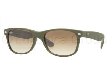 Image of Ray-Ban RB2132 SV Prescription Sunglasses - Camo Green Rubber Frame / 55 mm Prescription Lenses, 812-51-5518