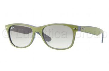 Image of Ray-Ban New Wayfarer Prescription Sunglasses RB2132 RB2132-791-32-5218 - Lens Diameter: 52 mm, Frame Color: Top Green-Blue