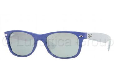 Image of Ray-Ban New Wayfarer Prescription Sunglasses RB2132 RB2132-801-40-5218 - Lens Diameter: 52 mm, Frame Color: Dark Blue
