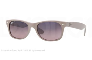 Image of Ray-Ban New Wayfarer Prescription Sunglasses RB2132 RB2132-886-77-52 - Lens Diameter 52 mm, Frame Color Matte Beige