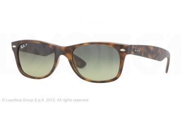 Image of Ray-Ban New Wayfarer Prescription Sunglasses RB2132 RB2132-894-76-55 - Lens Diameter 55 mm, Frame Color Matte Havana