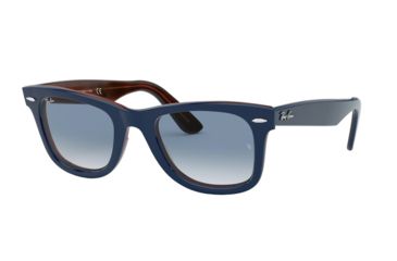 Image of Ray-Ban Original Wayfarer Prescription Sunglasses, 50mm, Clear Gradient Blue, RB2140-12783F-50-SV