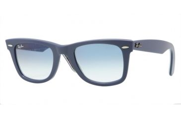 Image of Ray-Ban Original Wayfarer Prescription Sunglasses RB2140 RB2140-10923F-50 - Lens Diameter 50 mm, Frame Color Top Blue On Texture Typedelic