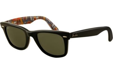 Image of Ray-Ban Original Wayfarer Prescription Sunglasses RB2140  RB2140-1120-5022 - Lens Diameter 50 mm, Frame Color Top Black Texture Music