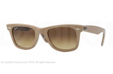 Image of Ray-Ban Original Wayfarer Prescription Sunglasses RB2140  RB2140-112485-50 - Lens Diameter 50 mm, Lens Diameter 50 mm, Frame Color Top Beige On Texture Music