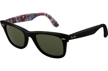 Image of Ray-Ban Original Wayfarer Prescription Sunglasses RB2140  RB2140-1131-5022 - Lens Diameter 50 mm, Frame Color Top Black on Texture P