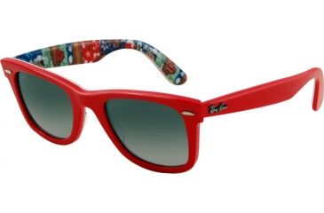 Image of Ray-Ban Original Wayfarer Prescription Sunglasses RB2140  RB2140-113971-5022 - Lens Diameter 50 mm, Frame Color Top Coral on Texture Surf