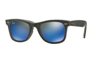Image of Ray-Ban Original Wayfarer Prescription Sunglasses RB2140 RB2140-119268-50 - Lens Diameter 50 mm, Frame Color Top Jeans Carbon On Grey