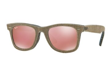 Image of Ray-Ban Original Wayfarer Prescription Sunglasses RB2140 RB2140-1193Z2-50 - Lens Diameter 50 mm, Frame Color Jeans Green Brown/jeans Blue