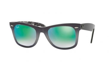Image of Ray-Ban Original Wayfarer Prescription Sunglasses RB2140 RB2140-11994J-50 - Lens Diameter 50 mm, Frame Color Top Light Grey Grad On Grey