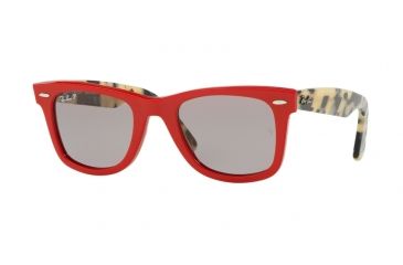 Image of Ray-Ban Original Wayfarer Prescription Sunglasses, 50mm, Red, RB2140-1243P2-50-SV