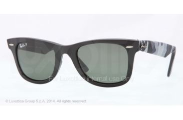 Image of Ray-Ban Original Wayfarer Prescription Sunglasses RB2140  RB2140-606658-50 - Lens Diameter 50 mm, Frame Color Matte Black
