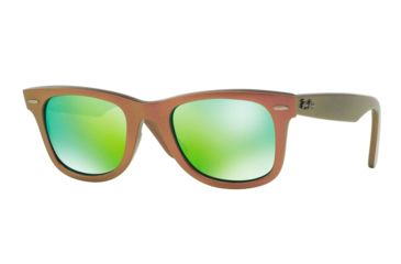 Image of Ray-Ban Original Wayfarer Prescription Sunglasses RB2140 RB2140-611019-50 - Lens Diameter 50 mm, Frame Color Metallic Pink