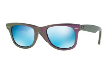 Image of Ray-Ban Original Wayfarer Prescription Sunglasses RB2140 RB2140-611217-50 - Lens Diameter 50 mm, Frame Color Metallic Violet