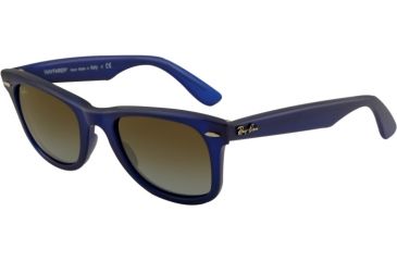 Image of Ray-Ban Original Wayfarer Prescription Sunglasses RB2140  RB2140-887-96-5022 - Lens Diameter 50 mm, Frame Color Matte Blue