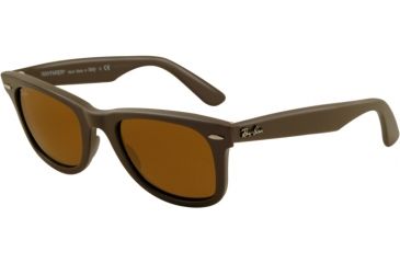 Image of Ray-Ban Original Wayfarer Prescription Sunglasses RB2140  RB2140-889-5022 - Lens Diameter 50 mm, Frame Color Matte Brown