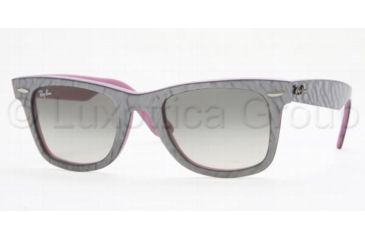 Image of Ray-Ban Original Wayfarer Prescription Sunglasses RB2140  RB2140-995-32-5022 - Lens Diameter: 50 mm, Frame Color: Top Dark Gray On Pink