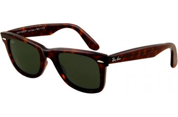 Image of Ray-Ban RB2140 Original Wayfarer SV Prescription Sunglasses - Tortoise Frame, 54mm Lenses, 902-5418