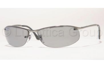Image of Ray-Ban Top Bar RB3179 Sunglasses with No-Line Progressive Rx Prescription Lenses RB3179-004-82-6315 - Lens Diameter: 63 mm, Frame Color: Gunmetal