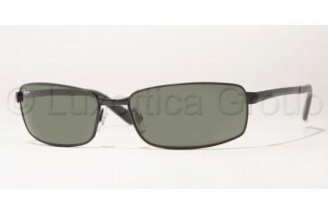 Image of Ray-Ban RB3194 Progressive Sunglasses - Matte Black Frame / 62 mm Prescription Lenses, 006-6217