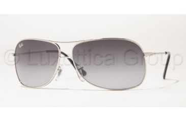 Image of Ray-Ban RB3267 Bifocal Sunglasses - Silver Frame / 64 mm Prescription Lenses, 003-8G-6413