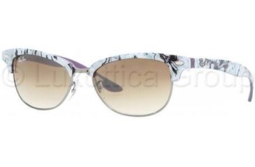 Image of Ray-Ban RB4132 Progressive Sunglasses - Violet+top White-Gray-Black Frame / 52 mm Prescription Lenses, 835-51-5215